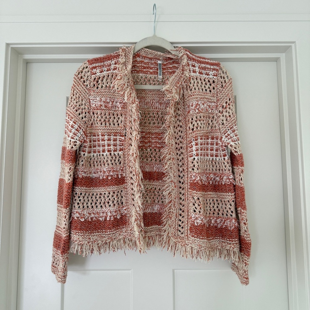Fringe and Knit Cardigan / Monoreno